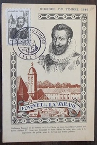 FRANCE Yvert N°754 carte maximum Premier jour, FDC 29 juin 1946 cachet LILLE - Imagen 1 de 1