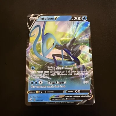 Inteleon V 049/192 Swsh02: Rebel Clash Holo - Image 1 of 2