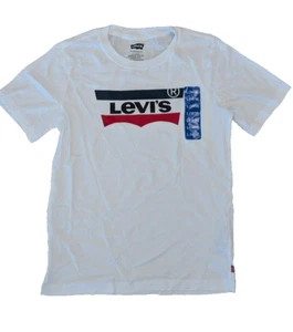 LEVI’S Youth Boys 1-Pack Tee Set - White - Size L (14/16) - 1490125 - Picture 1 of 3