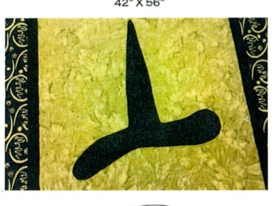 It's All In The Hat Wall Quilt Pattern Primitive Folk Art Halloween Witch - Image 1 of 3