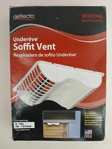 Deflecto Undereve Soffit Vent EVE/6 for 3-5in. openings - Picture 1 of 6