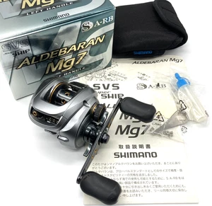 Shimano 09 ALDEBARAN Mg7 Left Handed Bait Casting Reel with Box "Excellent+++++" - Picture 1 of 24