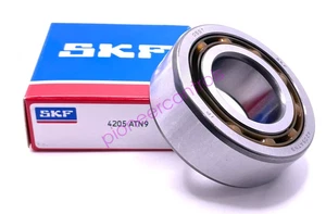 SKF 4205 ATN9 Double Row Deep Groove Ball Bearing - Picture 1 of 3