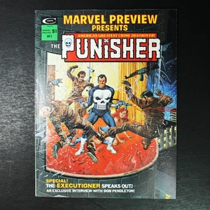MARVEL PREVIEW #2 PRESENTS THE PUNISHER 1975. ORIGIN ISSUE! VF+ - Picture 1 of 6