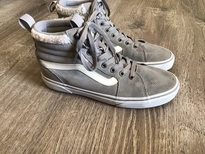 Vans Womens Sk8-Hi MTE Size 9 Waterproof Winter Hiking Boots Shoes Gray Boot - Image 1 of 4