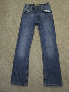 Wrangler 20X Jeans Boys 14 Regular Blue Straight Leg Distressed Denim Pants - Picture 1 of 9