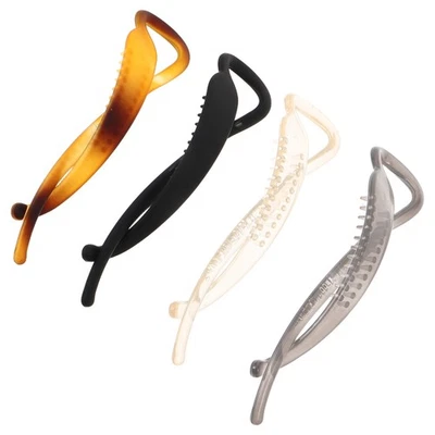  4 Pcs Hair Accessories for Women Thick Convenient Ponytail Clips Foto 1 de 4