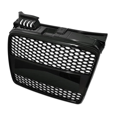 DEFECTUOSO PARA 06-08 AUDI A4 MALLA NIDO DE ABEJA CAPÓ DELANTERO PARACHOQUES REJILLA PROTECTOR NEGRO D3 Foto 1 de 3