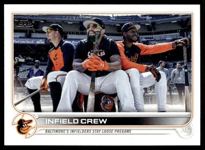 2022 Topps Update Infield Crew (Jorge Mateo / Rougned Odor) Baltimore Orioles - Picture 1 of 2