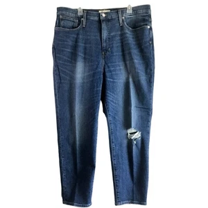 Madewell The MomJean 34 Denim Medio Lavado Tiro Alto Informal/Minimalista  - Imagen 1 de 10