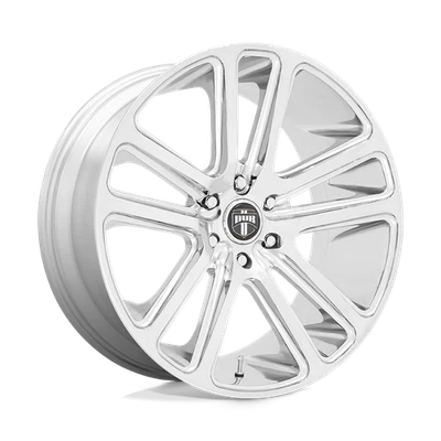 24x10 DUB S254 Flex Chrome Wheel 5x115 (20mm) - Image 1 of 4