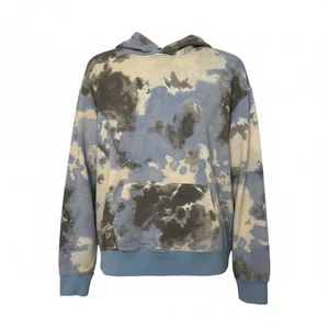 Old Navy Tie-Dye Hoodie Damen L Pullover Sweatshirt Winter bequem Oversize blau - Bild 1 von 7