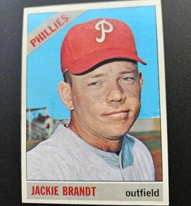 1966 Topps - Jackie Brandt #383 Phillies Outfielder - Picture 1 of 2