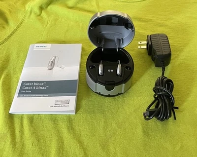 Слуховые аппараты Siemens Carat binax ПАРА левый и правый аккумулятор 0123 ПРОВЕРЕНЫ НА РАБОТОСПОСОБНОСТЬ  - Изображение 1 из 4