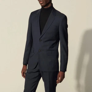 Sandro Men's Blazer Size 52 FR Virgin Wool Suit Jacket SHPVE00386 RRP: 465 Eur - Picture 1 of 11