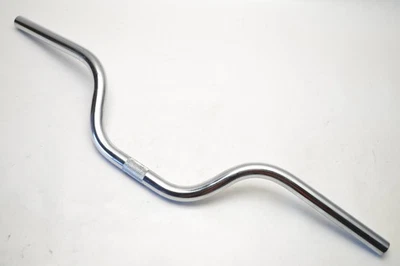 CHROME BMX CRUISER BICYCLE 68 CM RISERBAR HANDLEBAR 10 DEG SWEEP 22.2 MM CLAMP - Image 1 of 4