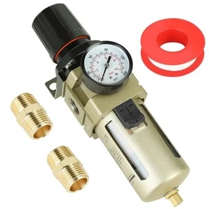 1/2 Inch Compressed Filter Regulator Combo, Air Compressor Water Oil Trap Sep... - Picture 1 of 6