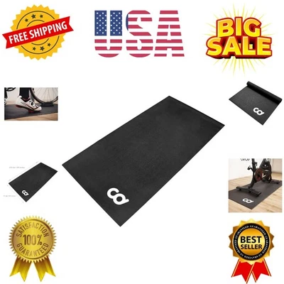Bike Trainer Floor Mat - Compatible with Indoor Exercise Stationary Bike Trea... - Image 1 of 4