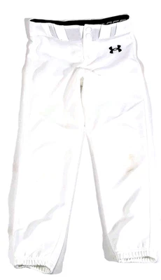 Pantalones de béisbol Under Armour utilitarios blancos talla juvenil YS Foto 1 de 4