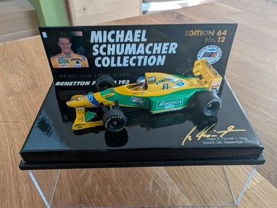 Benetton Ford  B 193    "  Michael Schumacher Collection  "   1:64   Minichamps - Bild 1 von 4