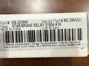 Relé de arranque/freno Harley Davidson Drag Specialities DS 325866 - Imagen 1 de 3