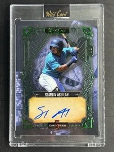 2024 Wild Card Baseball 5 Karten Draw Starlin Aguilar Autograph Auto AU /2 - Bild 1 von 2
