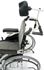 Wheelchair Accessory Foldable Headrest for S-305 Ht. Adjustable HR-FLD-305 NEW - Bild 1 von 4