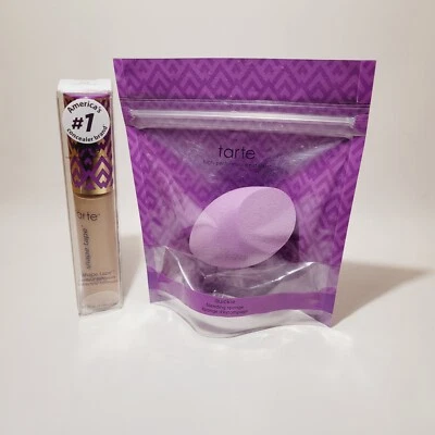 tarte Shape Tape Contour Concealer 42S (tan sand) W/ QUICKIE Blending Sponge  - Image 1 of 4