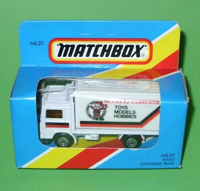 Matchbox Superfast / 20 Volvo Container Truck 'Scotch Corner Toys'  / Boxed - Image 1 of 4
