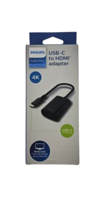 Philips USB-C to HDMI Adapter - Black - Image 1 of 3