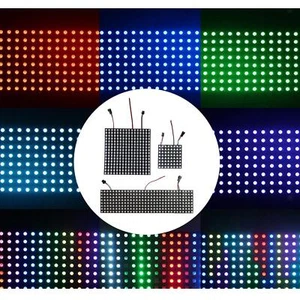 LED Pixel Matrix Panel Bildschirm WS2812B Vollfarbig Programmiert RGB DC5V - Bild 1 von 10