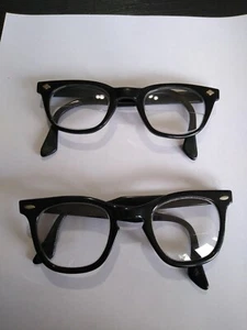 Vintage Itek/ Wilkie Eyeglasses~Black~Great Decor Items - Picture 1 of 13