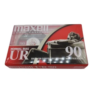 Maxell UR 90 Audio Cassette NEW AND SEALED - Picture 1 of 2