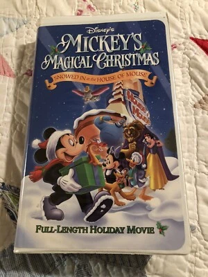 Disney MICKEY'S MAGICAL CHRISTMAS Snowed In at the House of Mouse VHS Foto 1 de 4
