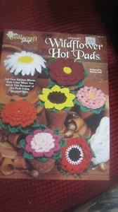 The Needlecraft Shop - Crochet Wildflower Hot Pads by Patricia Hall - Picture 1 of 3