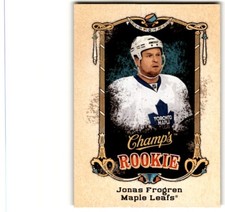 2008-09 Upper Deck Champ's Jonas Frogren Rookie #139 Toronto Maple Leafs
