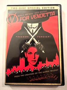 V for Vendetta (DVD, 2006, Two-Disc Special Edition ) LIKE NEW - Picture 1 of 4
