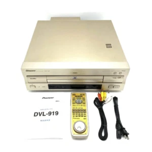 Reproductor de discos láser Pioneer DVL-909 CD LD DVD compatible reproductor dorado probado - Imagen 1 de 1