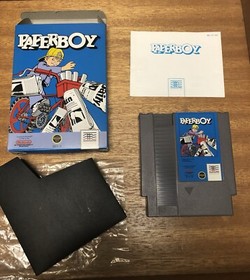 Paperboy CIB Nintendo NES rotondo SOQ EX/NM copia pulita completo CGC WATA