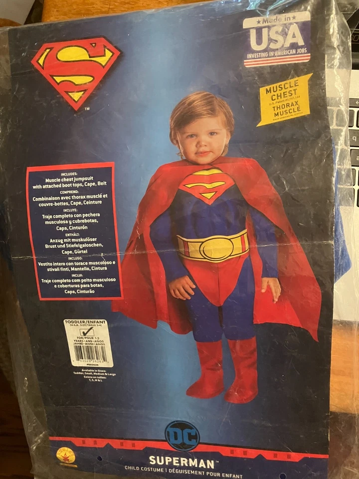 Disfraz de Superman Halloween - Niño pequeño, 1 - 2. Foto 1 de 1