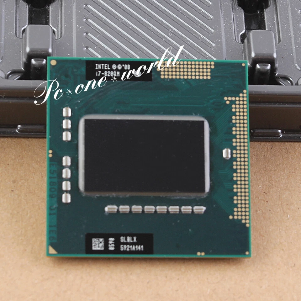 100% OK SLBLX Intel Core i7-820QM 1.73 GHz Processor Socket G1 CPU 2.5 GT/s DMI - Image 1 of 1