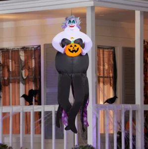 New 6FT Hanging Ursula Disney Little Mermaid 2023 Inflatable Halloween FAST SHIP - Picture 1 of 8