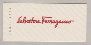 Carte publicitaire - advertising card - Salvatore Ferragamo - Picture 1 of 1