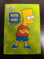 2002 Topps The Simpsons Bart Bite Me STICKER card #10