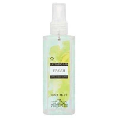 superdrug layering lab Body Mist Fresh - 100ml