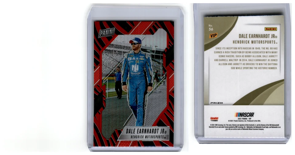 2022 Panini National 2021 VIP Gold Pack Prizm Dale Earnhardt Jr Tiger Stripe SSP - Image 1 of 1