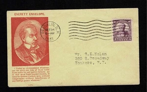 725 Daniel Webster FDC - Franklin, NH - Neu in Verpackung - Everett Briefumschlag - Harpel - Bild 1 von 2