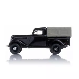 Camioneta pickup GAZ-61-415 negra con tienda diecast modelo 1:43 H364 TB - Imagen 1 de 4
