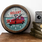 Personalised Car Clock Reliant Robin Classic Round Hanging Wall Gift VCC33