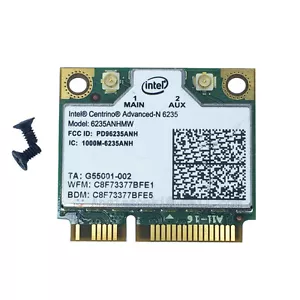 intel centrino advanced-n 6235ANHMW Wireless+ BLUETOOTH 4.0 WiFi MINICARD 5GHZ